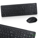 Dell Bezprzewodowy zestaw (KM632) / Klawiatura + Mysz / Naklejki PL