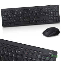 Dell Bezprzewodowy zestaw (KM632) / Klawiatura + Mysz / Naklejki PL