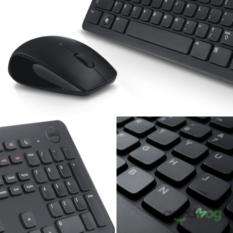 Dell Bezprzewodowy zestaw (KM632) / Klawiatura + Mysz / Naklejki PL