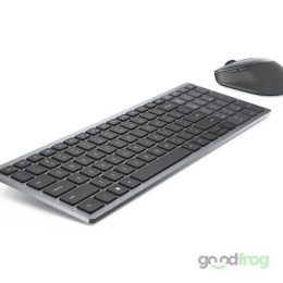 Dell Bezprzewodowy zestaw (KM7120W) / Klawiatura + Mysz / Srebrna / QWERTZ CZE/SLOV/PL