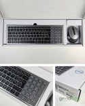 Dell Bezprzewodowy zestaw (KM7120W) / Klawiatura + Mysz / Srebrna / QWERTZ CZE/SLOV/PL