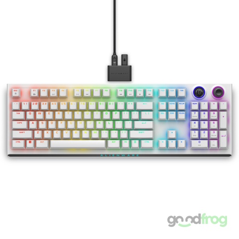 Klawiatura gamingowa Alienware AW920K (bezprzewodowa) / Tri-Mode / AlienFX RGB / Lunar Light Klawiatura gamingowa Alienware AW920K (bezprzewodowa) / Tri-Mode / AlienFX RGB / Lunar Light