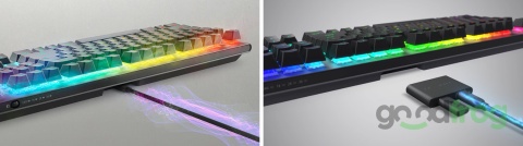 Klawiatura gamingowa Alienware AW920K (bezprzewodowa) / Tri-Mode / AlienFX RGB / Lunar Light Klawiatura gamingowa Alienware AW920K (bezprzewodowa) / Tri-Mode / AlienFX RGB / Lunar Light