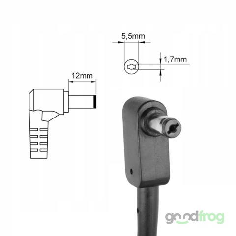 Oryginalny zasilacz ACER 45W 19V 2.37A (A13-045N2A) | Wtyk 5.5 x 1.7 mm Oryginalny zasilacz ACER 45W 19V 2.37A (A13-045N2A) | Wtyk 5.5 x 1.7 mm