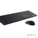 Zestaw Dell Bezprzewodowa klawiatura + mysz (KM5221W) / Czarny / NAKLEJKI PL