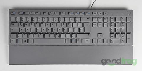 Klawiatura Dell KB216 Niski skok (przewodowa) / Szara / Spolszczona naklejkami