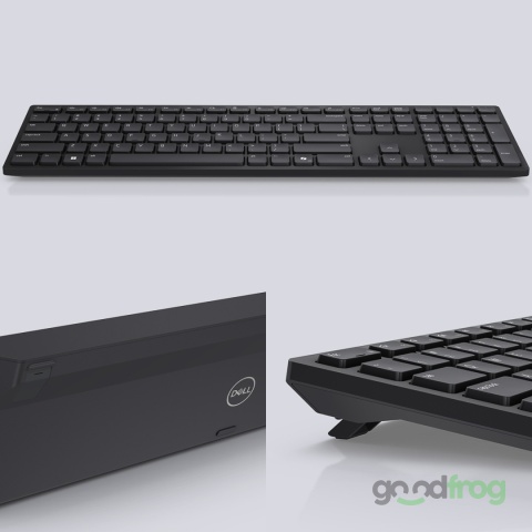 Klawiatura Dell Pro KB525C Niski skok (przewodowa) / USB-C / USB-A / NAKLEJKI PL