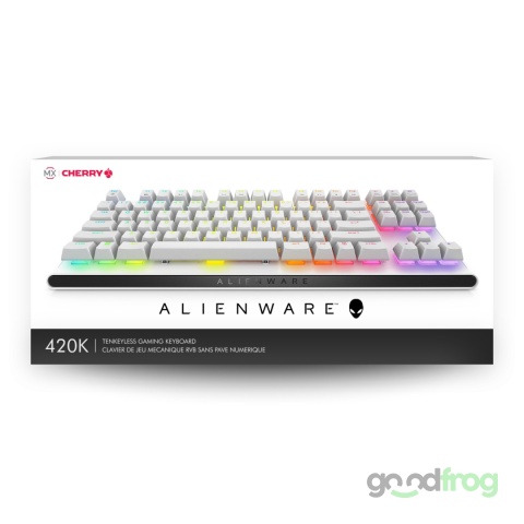 Klawiatura gamingowa Alienware AW420K (przewodowa) / Podświetlenie RGB / Dark Side of the Moon
