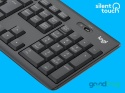 Klawiatura multimedialna Logitech K270 (bezprzewodowa) / Czarny