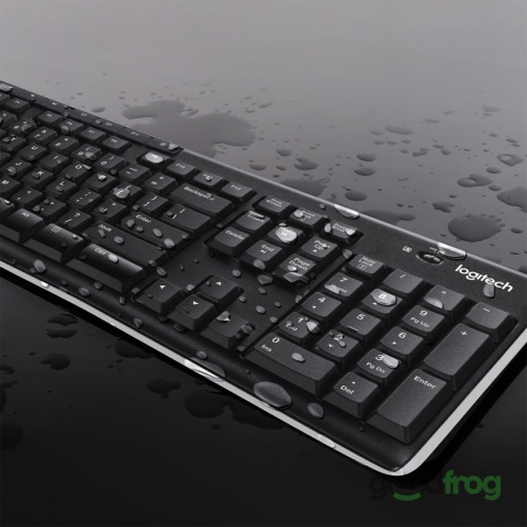 Klawiatura multimedialna Logitech K270 (bezprzewodowa) / Czarny