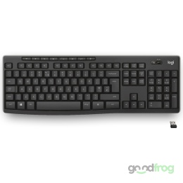 Klawiatura multimedialna Logitech K270 (bezprzewodowa) / Czarny