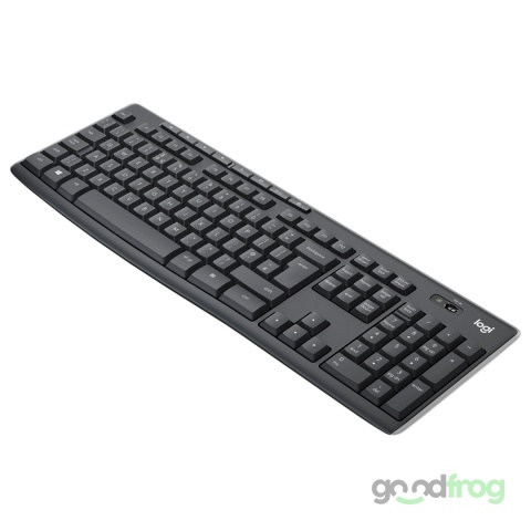 Klawiatura multimedialna Logitech K270 (bezprzewodowa) / Czarny