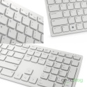 Zestaw Dell Bezprzewodowa klawiatura + mysz (KM5221W) / Biały / QWERTY US (polska)