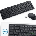 Zestaw Dell Bezprzewodowa klawiatura + mysz (KM555) / Czarny / QWERTY US (polska)