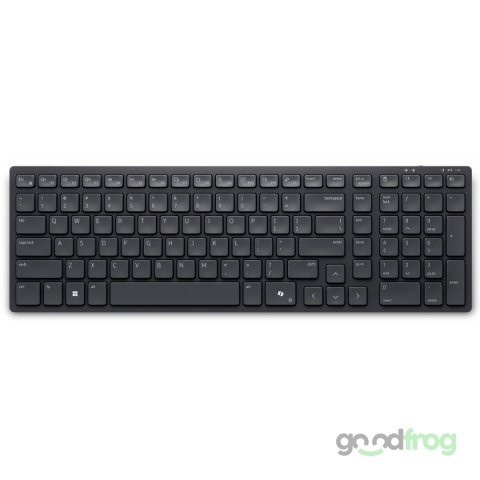 Zestaw Dell Bezprzewodowa klawiatura + mysz (KM555) / Czarny / QWERTY US (polska)