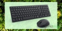 Zestaw Dell Bezprzewodowa klawiatura + mysz (KM555) / Czarny / QWERTY US (polska)