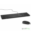 Zestaw Dell Klawiatura KB216 + Mysz MS116 (przewodowa) / Czarna / Spolszczona naklejkami
